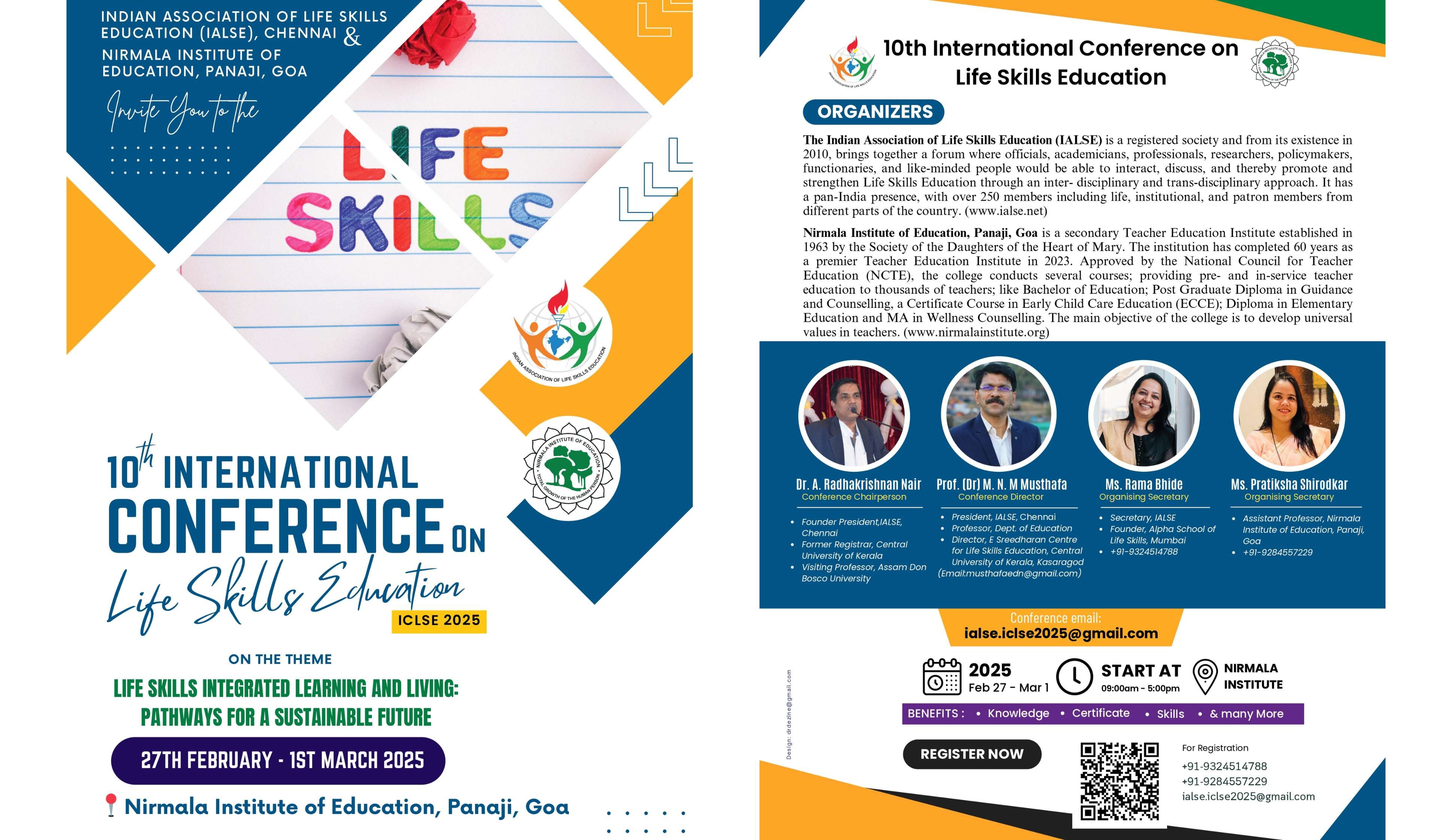 10th International Conference on Life Skills Education