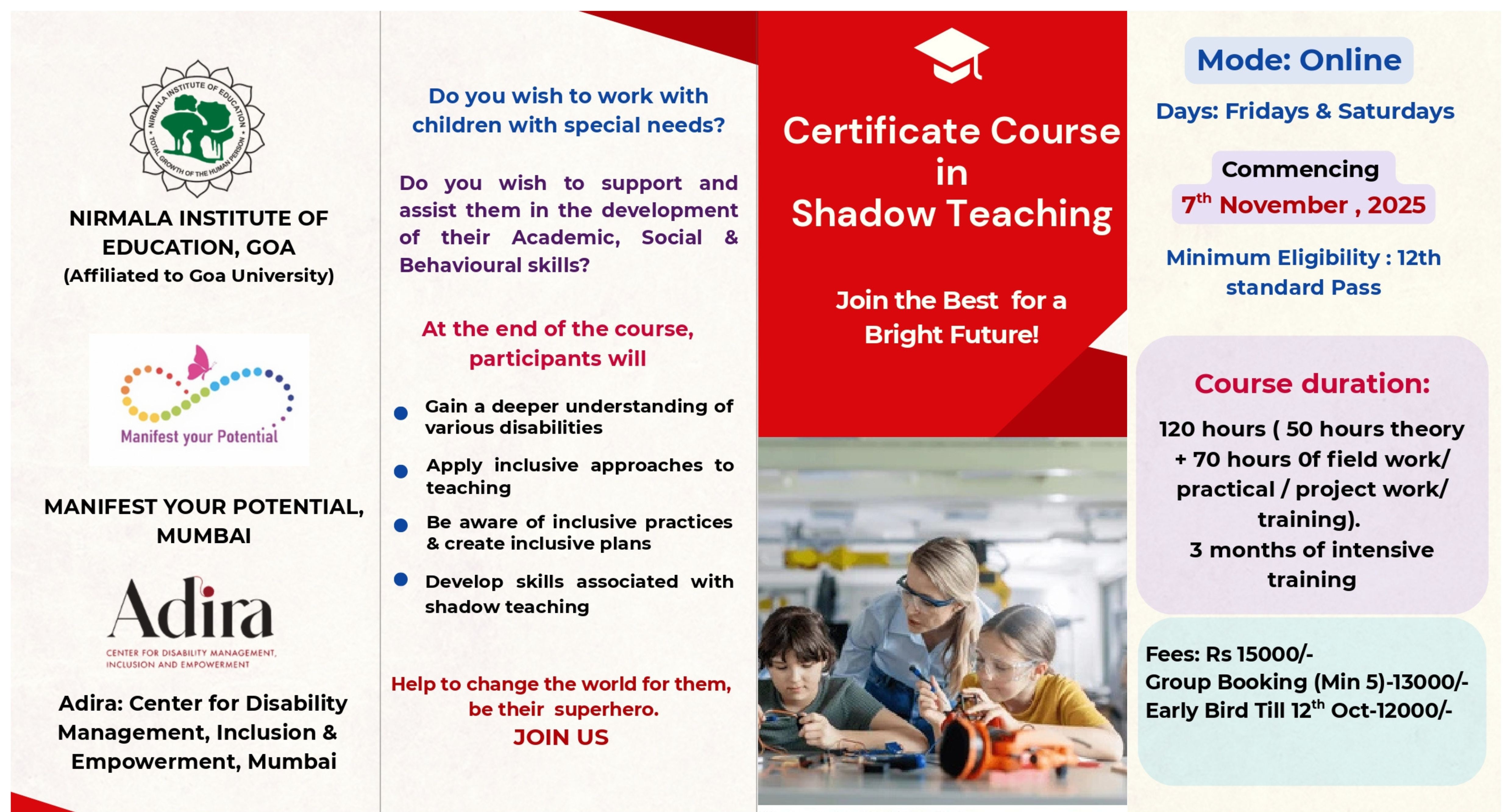 Certificate Course in Shadow Teaching